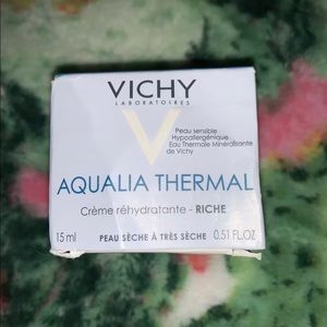 Vichy Aqualia Thermal Rehydrating Cream - Rich .51 fl oz Travel Sample NEW